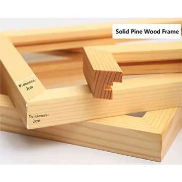 GooTPa 18x24 Poster Frames - Elegant 3 Pack Home Decor