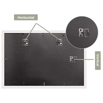 GooTPa 18x24 Poster Frames - Elegant 3 Pack Home Decor