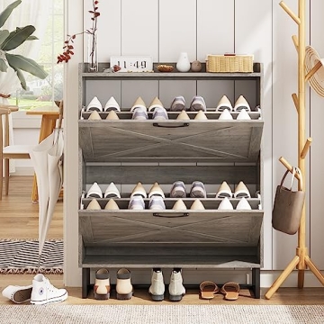 Chic Maupvit Shoe Cabinet for Space-Saving Storage Solutions