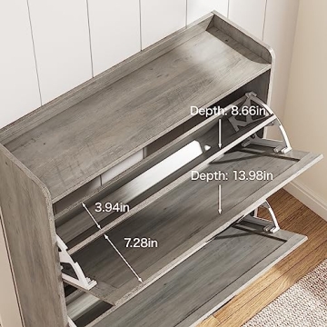 Chic Maupvit Shoe Cabinet for Space-Saving Storage Solutions