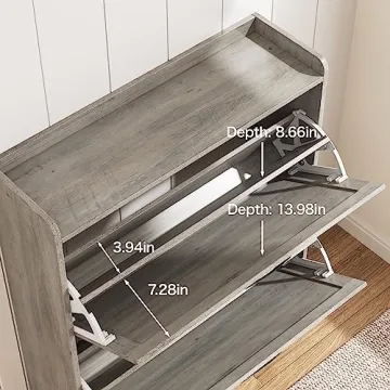 Chic Maupvit Shoe Cabinet for Space-Saving Storage Solutions