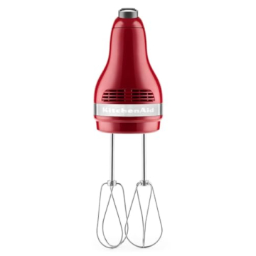 KitchenAid 5 Speed Hand Mixer in Empire Red