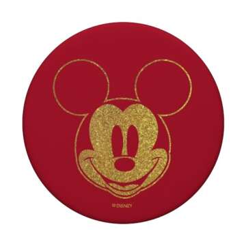 Disney Year of The Mouse Golden Mickey January PopSockets Standard PopGrip