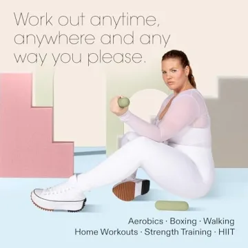 Bala Bars Dumbbell Set - 3lb Weights for Home Workouts