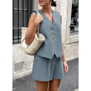 PRETTYGARDEN Women's Summer 2 Piece Outfits for Stylish Comfort