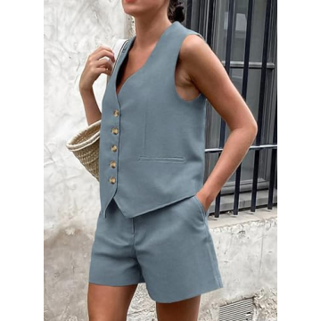 PRETTYGARDEN Women's Summer 2 Piece Outfits for Stylish Comfort