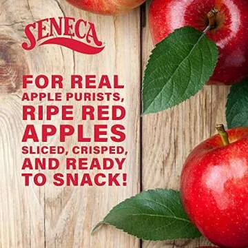 Seneca Original Apple Chips | Made from Fresh 100% Red Delicious Apples | Yakima Valley Orchards | Seasonally Picked | Crisped Apple Perfection | Foil-Lined Freshness Bag | 0.7 ounce (Pack of 24)