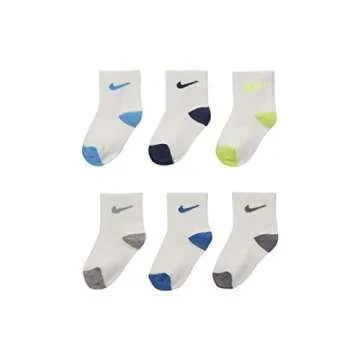 Nike Toddler Boys' Ankle Socks (6-Pack) for 2-4 Years