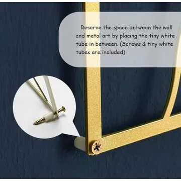 Vivegate Gold Minimalist Female Body Single Line Metal Wall Art Decor - 18"X12" 3 Packs Gold Women Body Abstract Minimalist Lines Wall Signs for Hanging Bedroom wall decor