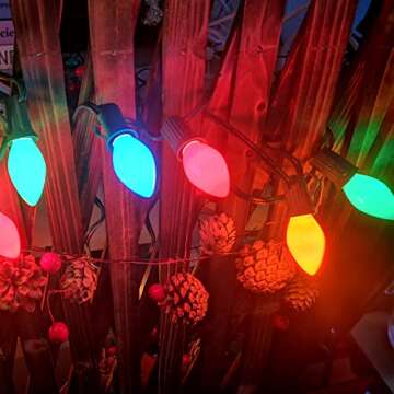 Govetom C7 LED Christmas Lights - 25Ft Multicolor String