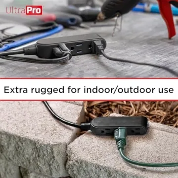 UltraPro Outdoor Extension Cord 25Ft Heavy-Duty Power Strip