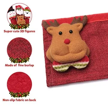 D-FantiX Christmas Refrigerator Handle Covers Set of 8