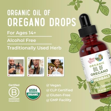 MaryRuth Organic Oregano Oil Drops | Immune Support & Wellness