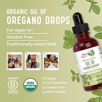MaryRuth Organic Oregano Oil Drops | Immune Support & Wellness