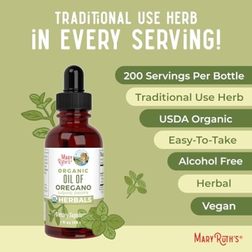 MaryRuth Organic Oregano Oil Drops | Immune Support & Wellness