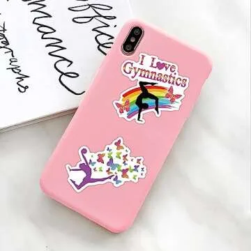 Enjoy 100PCS Gymnastics Stickers Perfect for Girls & Gifts!