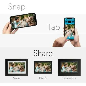 Brookstone 10" Smart Digital Picture Frame - Instant Sharing