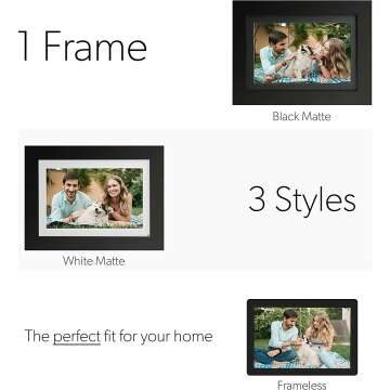 Brookstone 10" Smart Digital Picture Frame - Instant Sharing