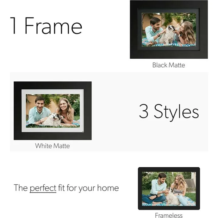 Brookstone 10" Smart Digital Picture Frame - Instant Sharing