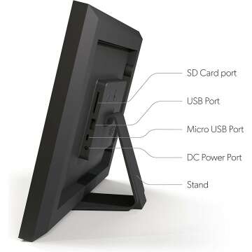 Brookstone 10" Smart Digital Picture Frame - Instant Sharing