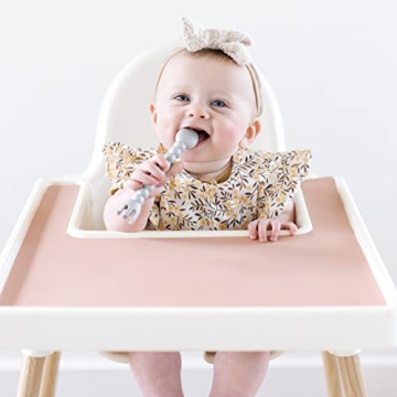 Ryan & Rose Cutie Tensils Baby Fork Spoon Set for Self-Feeding