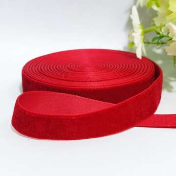 Qingxii Velvet Ribbon - Versatile Decoration for All Occasions