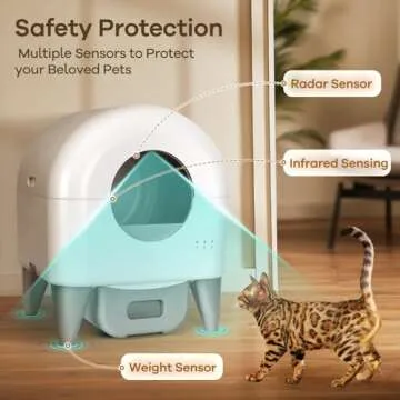 Fumoi Self Cleaning Litter Box with App Control