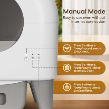 Fumoi Self Cleaning Litter Box with App Control