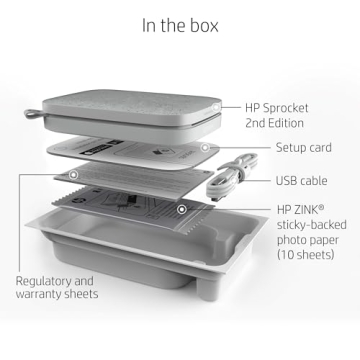 HP Sprocket 2x3 Instant Photo Printer - Luna Pearl