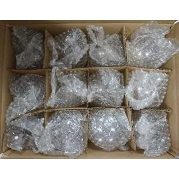 Clear Glass Christmas Ornament Balls for Holiday Crafts