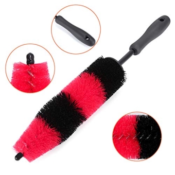 Teancll 6 Pack Car Wheel Brush Set for Ultimate Cleaning