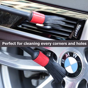 Teancll 6 Pack Car Wheel Brush Set for Ultimate Cleaning