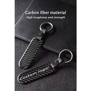 SSAD Motorcycles Keychain,Carbon fiber key chain,Cool key chain, personalized key chain, 9CM*3CM