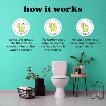 Poo-Pourri Before-You-Go Toilet Spray, Beach Bum, 1 Fl Oz Pocket Travel Size - Coconut, Orchid and Toasted Praline