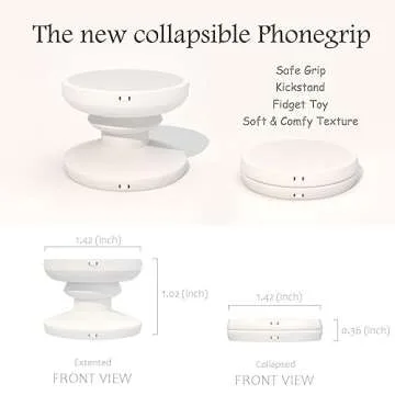 COMMONKUNST Multi Functional Mobile Phone Grip & Kicktand