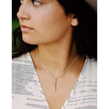 Lcherry Cross Necklace for Mom - Heartfelt Gift Idea