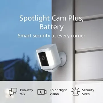 Ring Spotlight Cam Plus Battery | Two-Way Talk & Night Vision