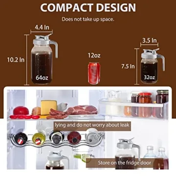 Cold Brew Coffee Maker, 64 Oz Glass Pitcher for Iced Beverages