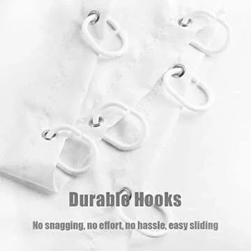 Abaysto Candy Cane Pattern Shower Curtain for Christmas