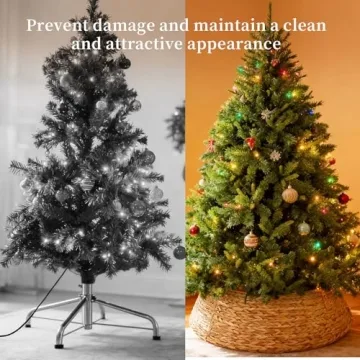 Sweetcrispy 36inch Christmas Tree Collar for 9ft Trees