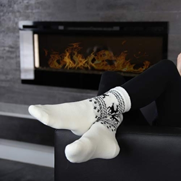 Cozy Cabin Socks for Women - Aloe Infused Warmth