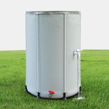 LUKAR 100 Gallon Collapsible Rain Water Collection Barrel - Portable & Durable