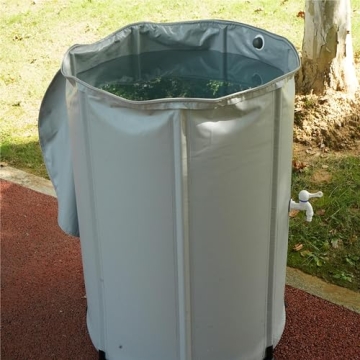 LUKAR 100 Gallon Collapsible Rain Water Barrel - Eco-Friendly Solution