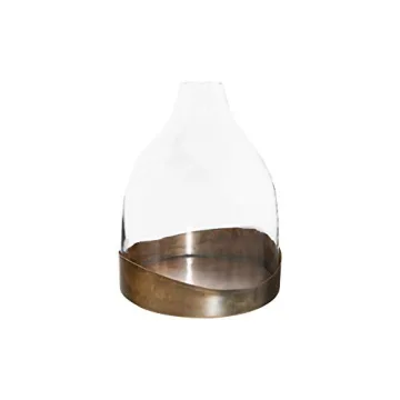 Creative Co-Op Decorative Glass Cloche with Tray