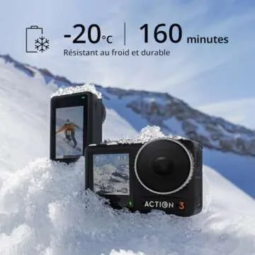 DJI Osmo Action 3 Biking Combo - 4K Action Camera for Cycling, Chest Strap Mount and a Handlebar Mount Included, 4K/120fps & Super-Wide FOV, HorizonSteady, 150 Mins, Quick-Release Vertical Mount