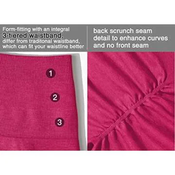 YEOREO Women Intensify Athletic Shorts Seamless Scrunch Workout Shorts High Waisted Active Gym Yoga Shorts Pink M