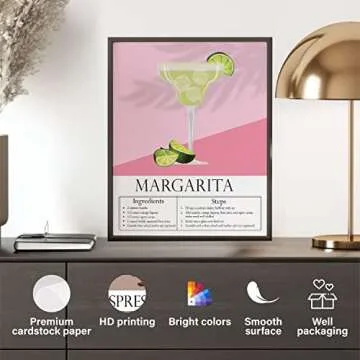 Vintage Cocktail Art Prints for Chic Home Decor