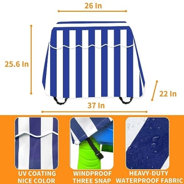 HMOCK Waterproof Kids Water Table Cover for Outdoor Fun