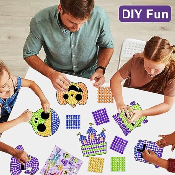Qyeahkj Halloween Suncatcher Kits for Creative Kids