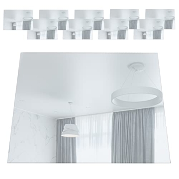 Houseables Mirror Centerpieces, 10 Pack, 10x10